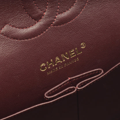 マトラッセ Wフラップ Wチェーンショルダーバッグ キャビアスキン ブラック ゴールド金具 シャネル バッグ CHANEL
