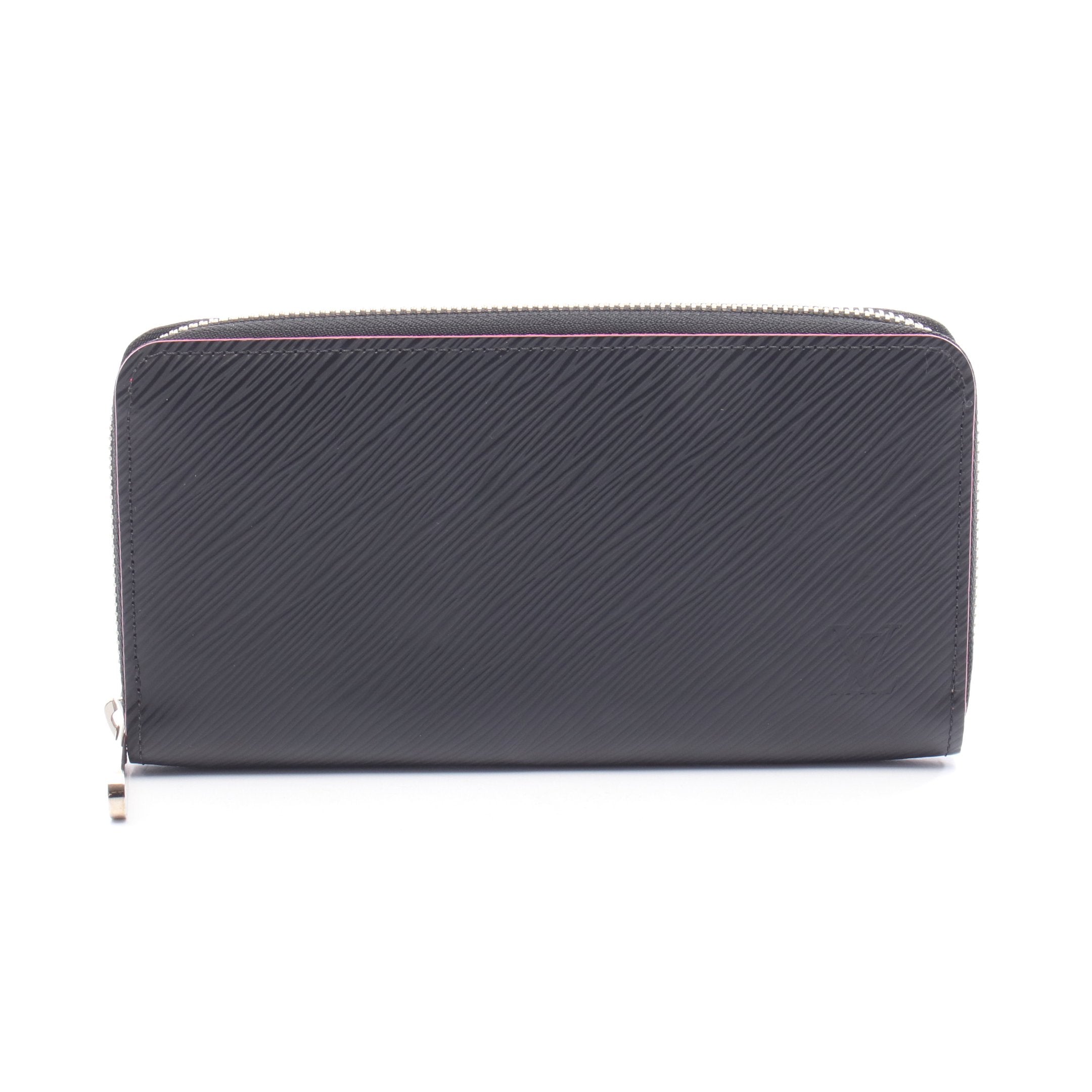 【最終セール】ルイヴィトン エピ レザー ジッピーウォレット　長財布　ノワール ジッピーウォレット エピ ノワール ホットピンク ラウンドファスナー長