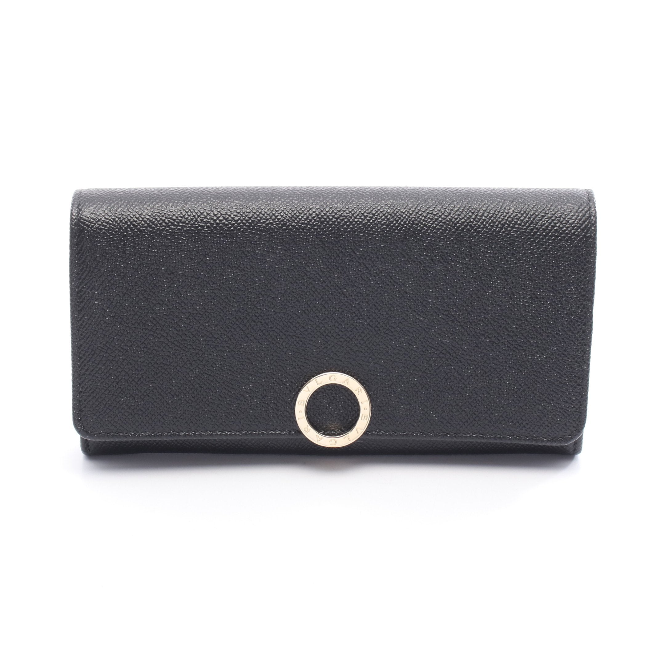 BVLGARI ブルガリ 二つ折り長財布 ラージウォレット ブルガリブルガリ ラージウォレット 二つ折り長財布 レザー ブラック