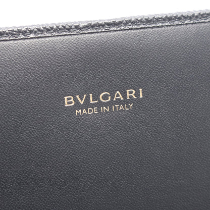 ブルガリブルガリ ラージウォレット 二つ折り長財布 レザー ブラック ブルガリ 財布・小物 BVLGARI