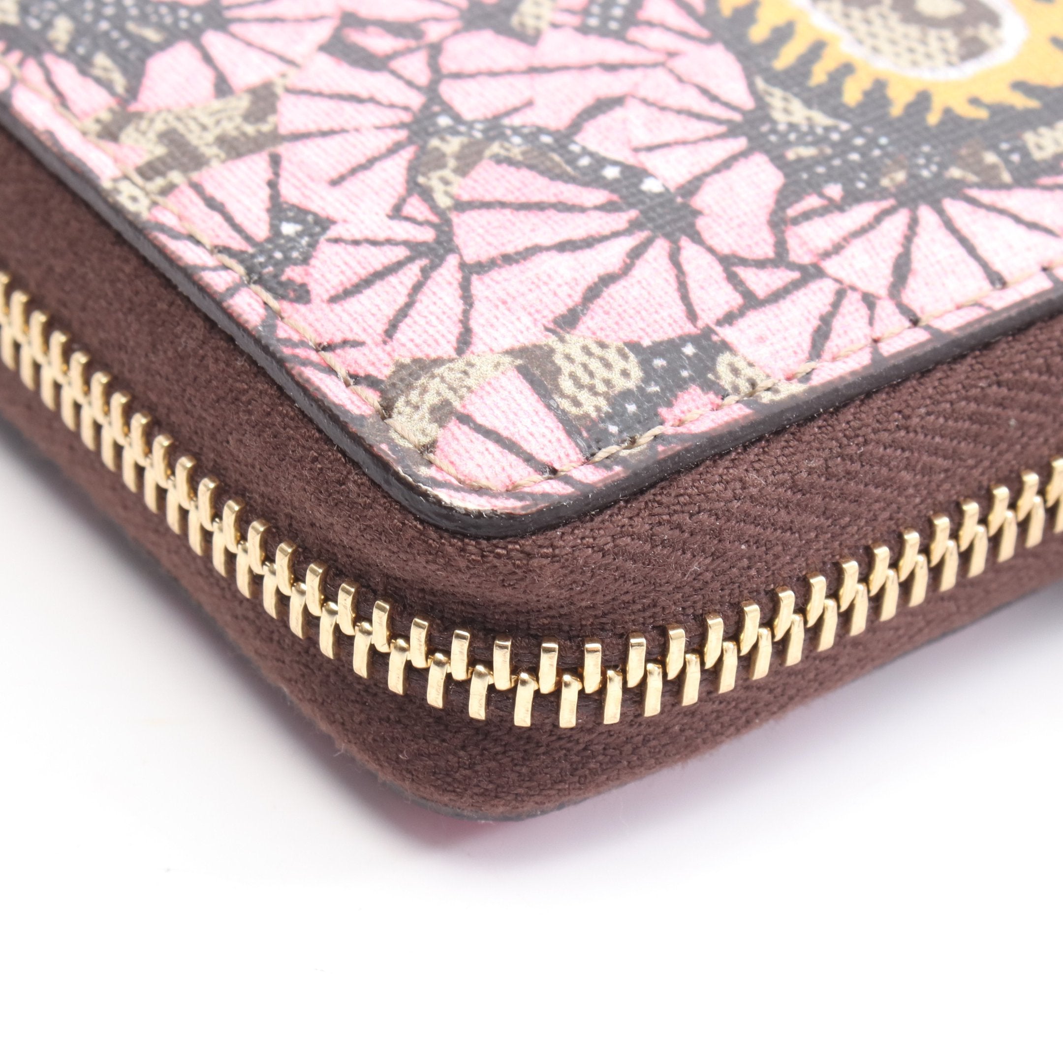 GGスプリーム ラウンドファスナー長財布 ベンガル トラ PVC ベージュ