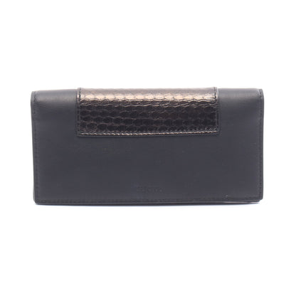 札入れ レザー パイソン ブラック グッチ 財布・小物 GUCCI