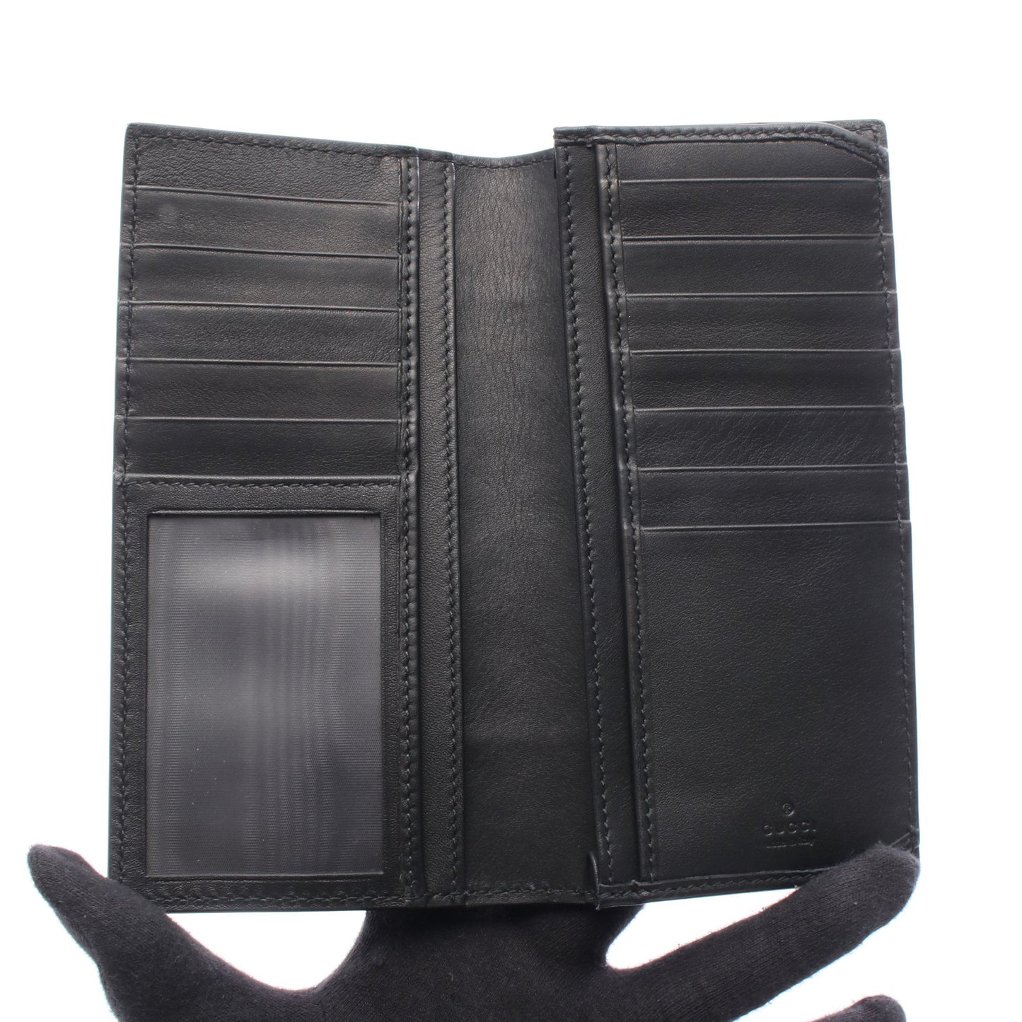 札入れ レザー パイソン ブラック グッチ 財布・小物 GUCCI