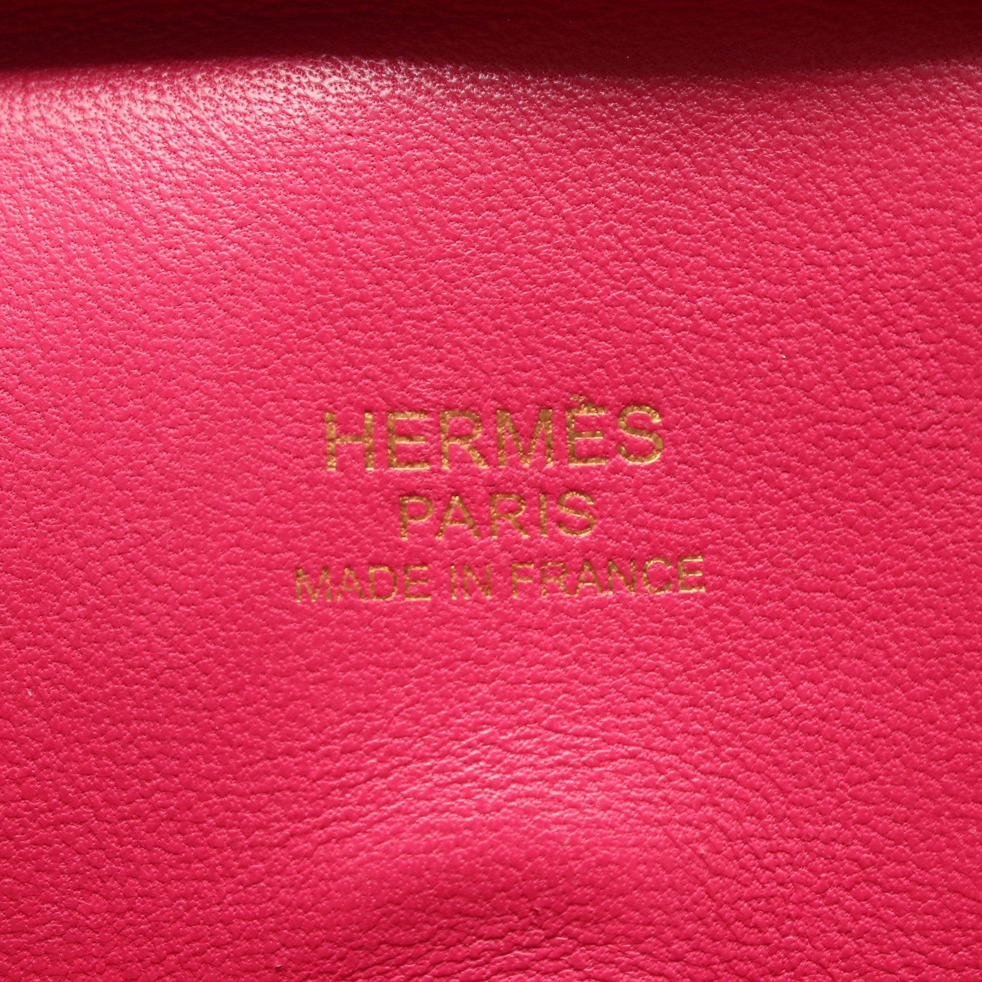 プリュムエラン28 フューシャピンク ハンドバッグ シェーブル ピンク ゴールド金具 □J刻印 エルメス バッグ HERMES