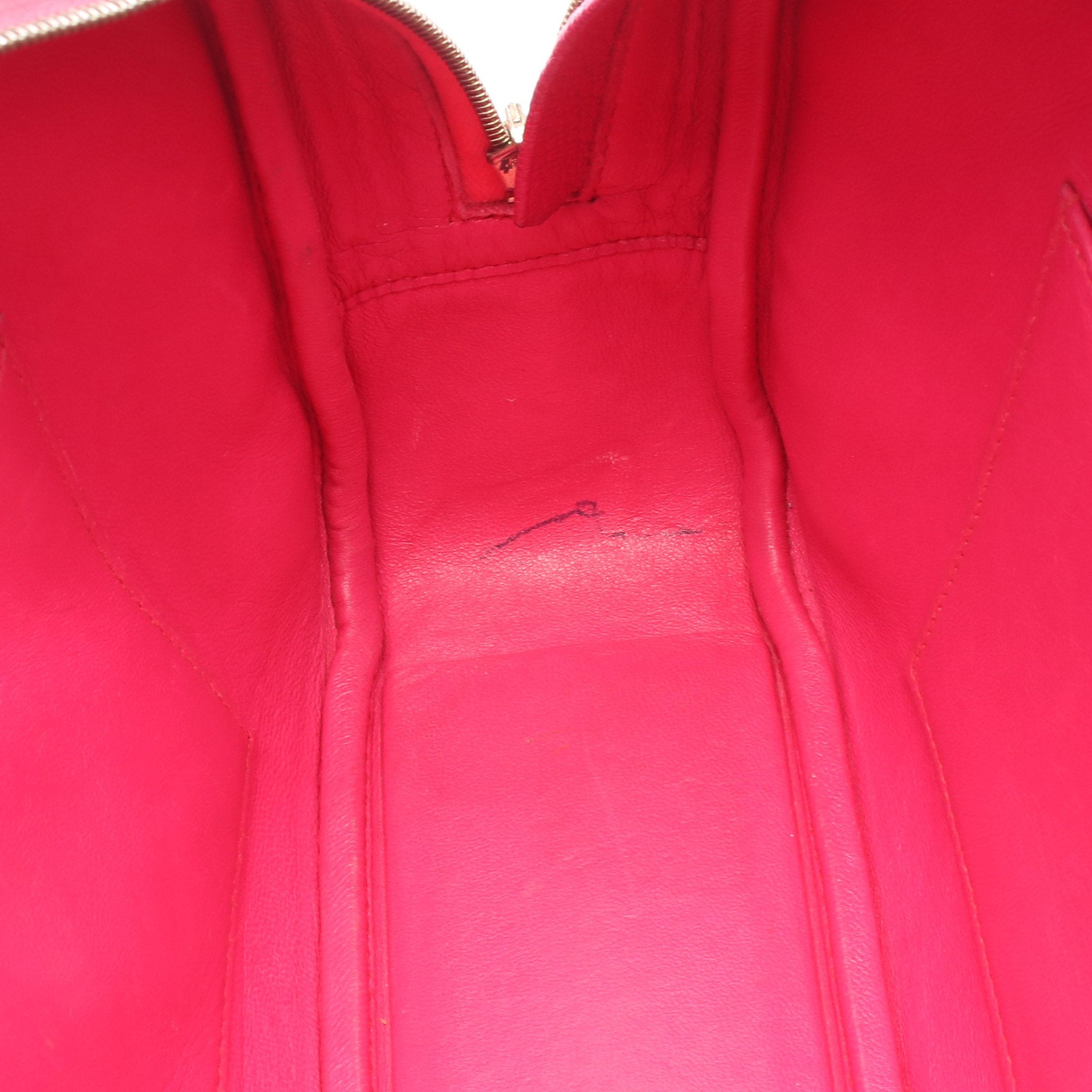 プリュムエラン28 フューシャピンク ハンドバッグ シェーブル ピンク