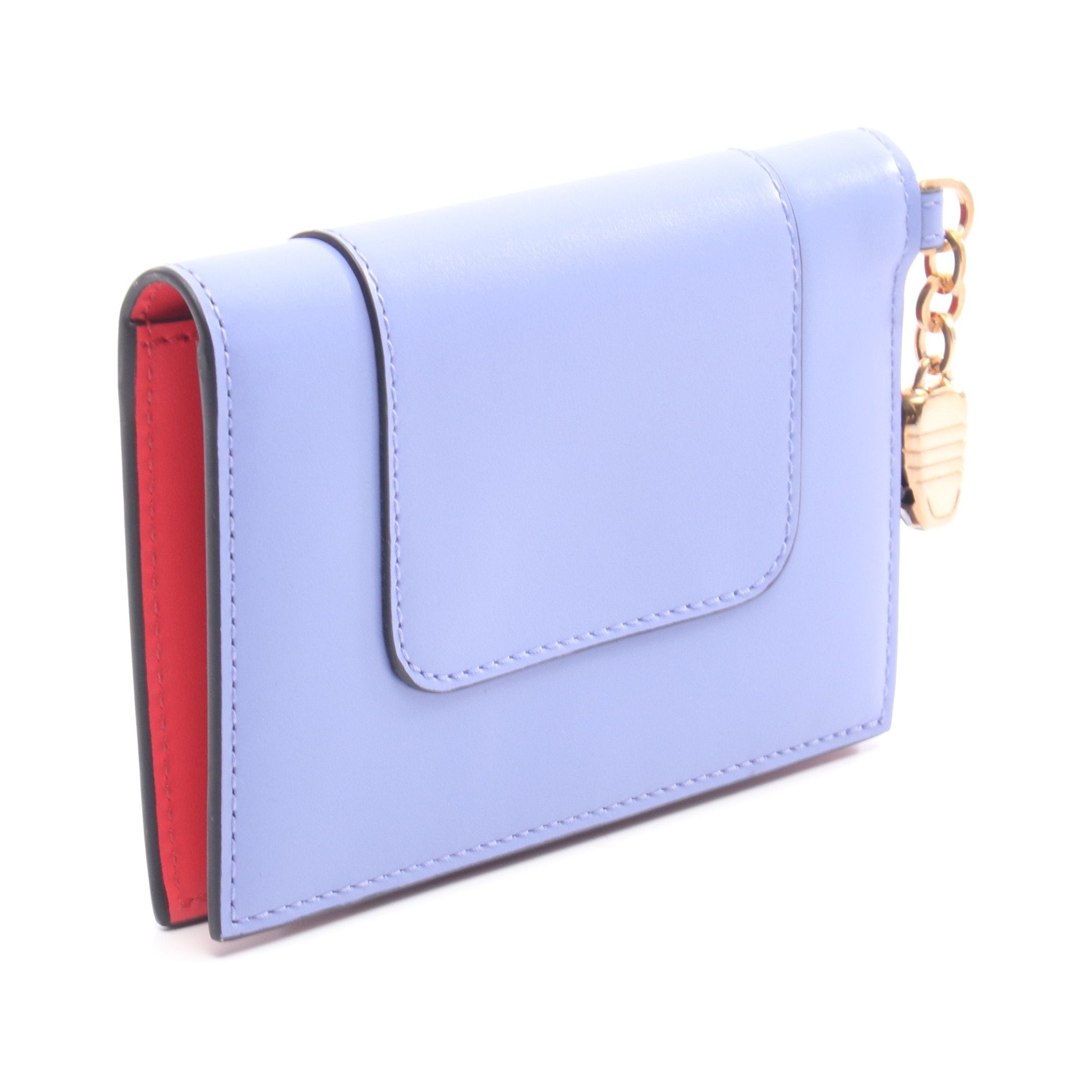 セルペンティ フォーエバー カードケース レザー パープル ブルガリ