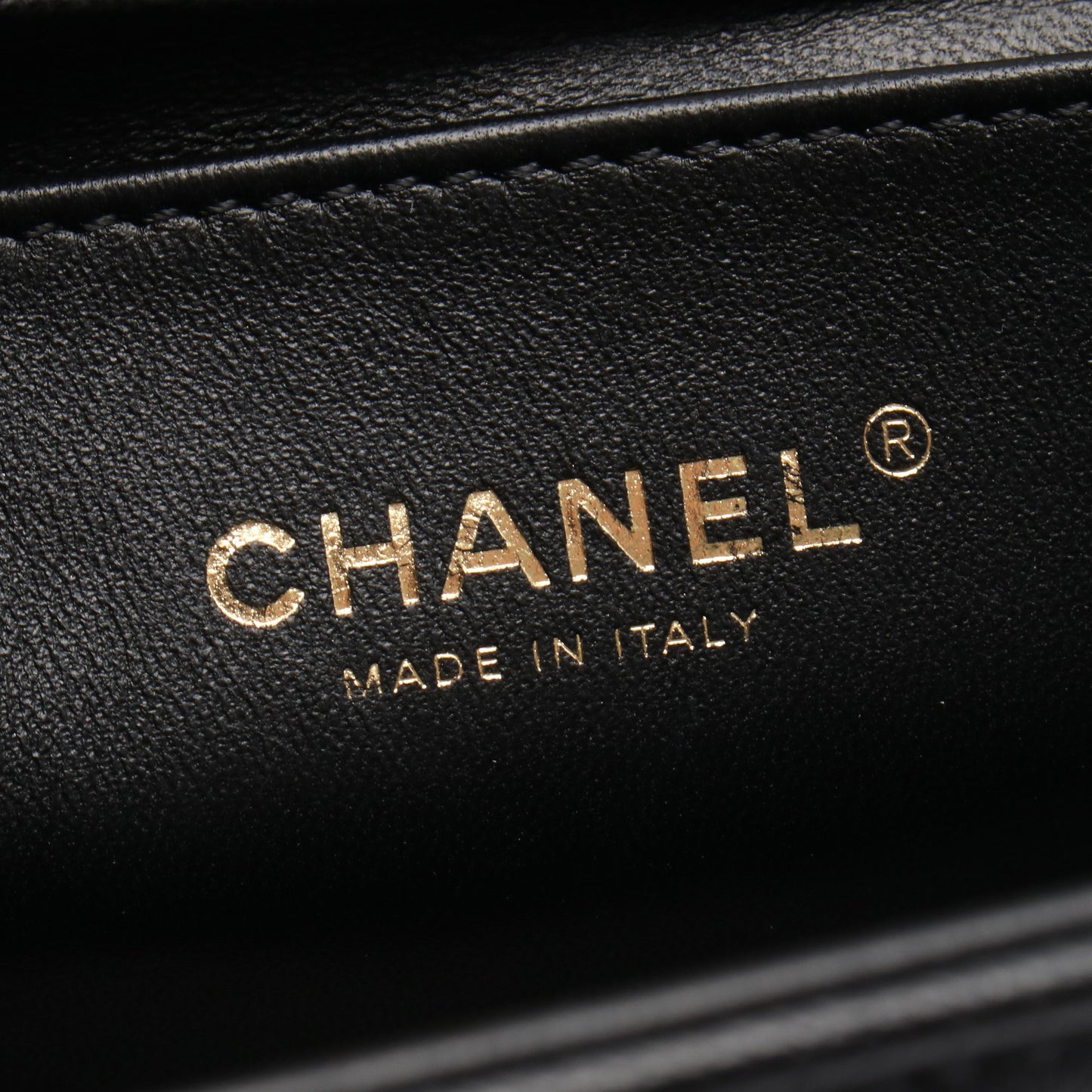 ボーイシャネル チェーンショルダーバッグ キャビアスキン ブラック ゴールド金具 シャネル バッグ CHANEL