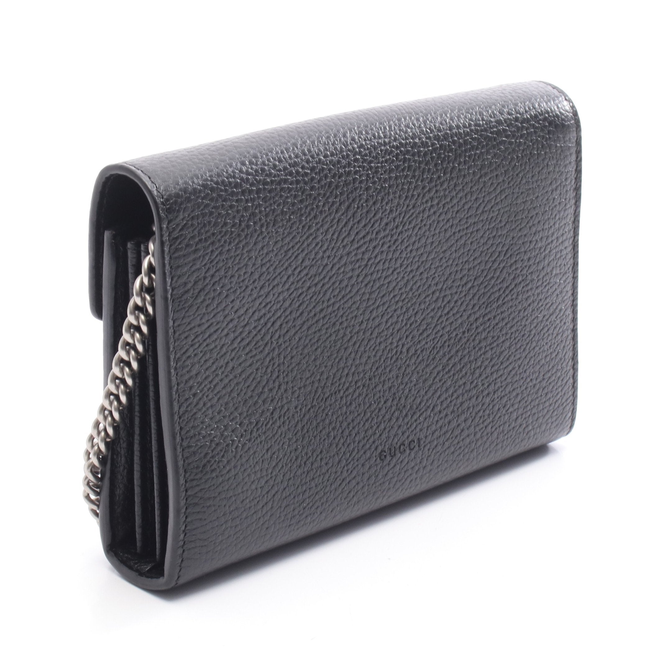 ディオニュソス チェーンウォレット レザー ブラック グッチ – RECLO