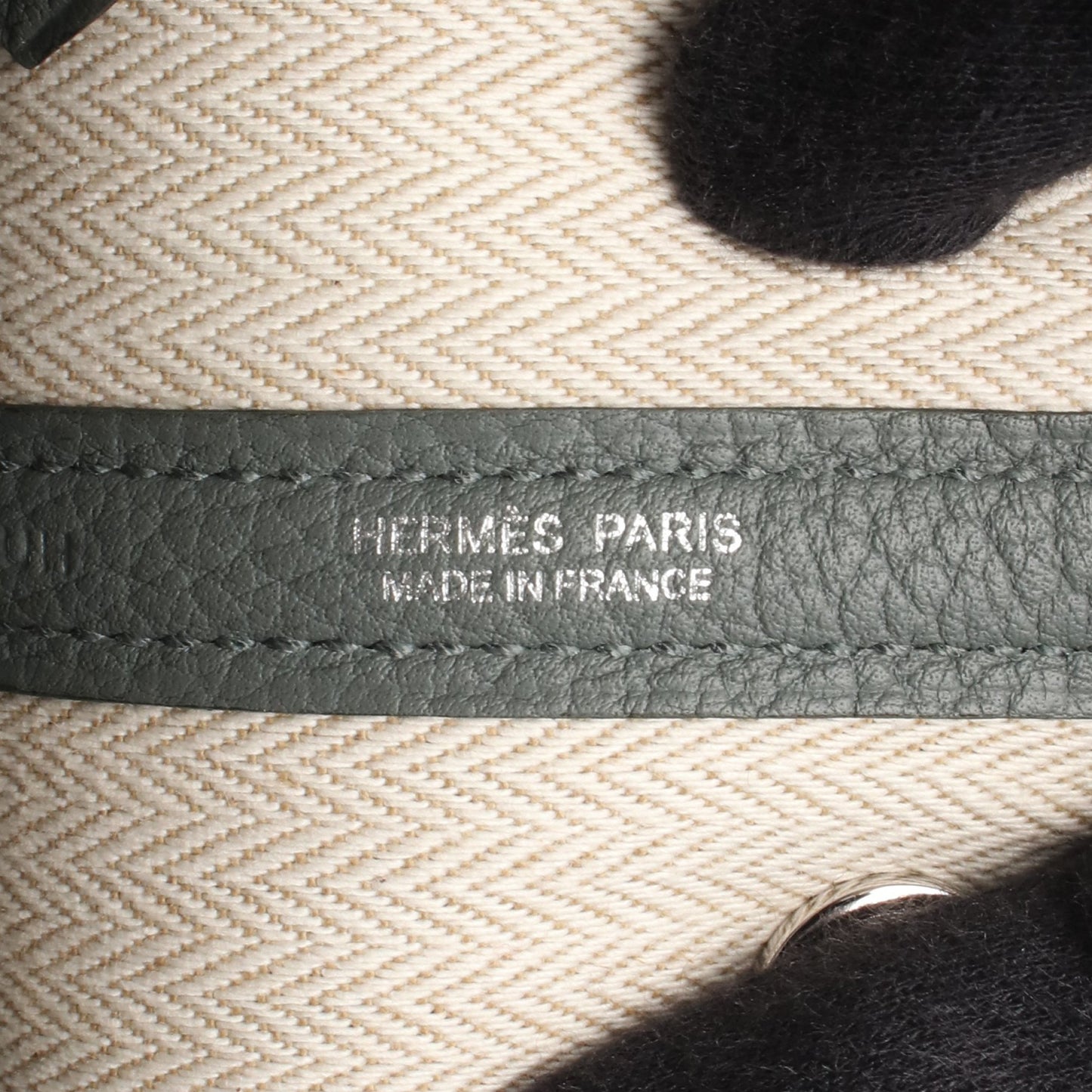 ネオガーデン23 ヴェールマングローブ ハンドバッグ ネゴンダ グレーグリーン シルバー金具 K刻印 エルメス バッグ HERMES
