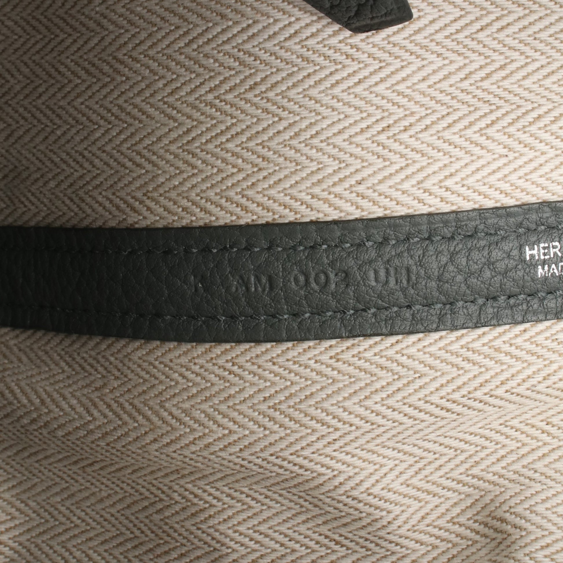 ネオガーデン23 ヴェールマングローブ ハンドバッグ ネゴンダ グレーグリーン シルバー金具 K刻印 エルメス バッグ HERMES
