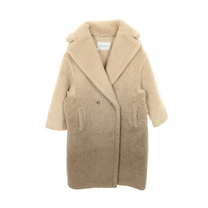 GATTO テディベア コート コート アルパカ ウール ベージュ グレーブラウン マックスマーラ アウター Max Mara