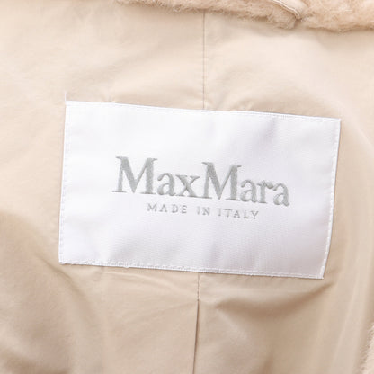 GATTO テディベア コート コート アルパカ ウール ベージュ グレーブラウン マックスマーラ アウター Max Mara