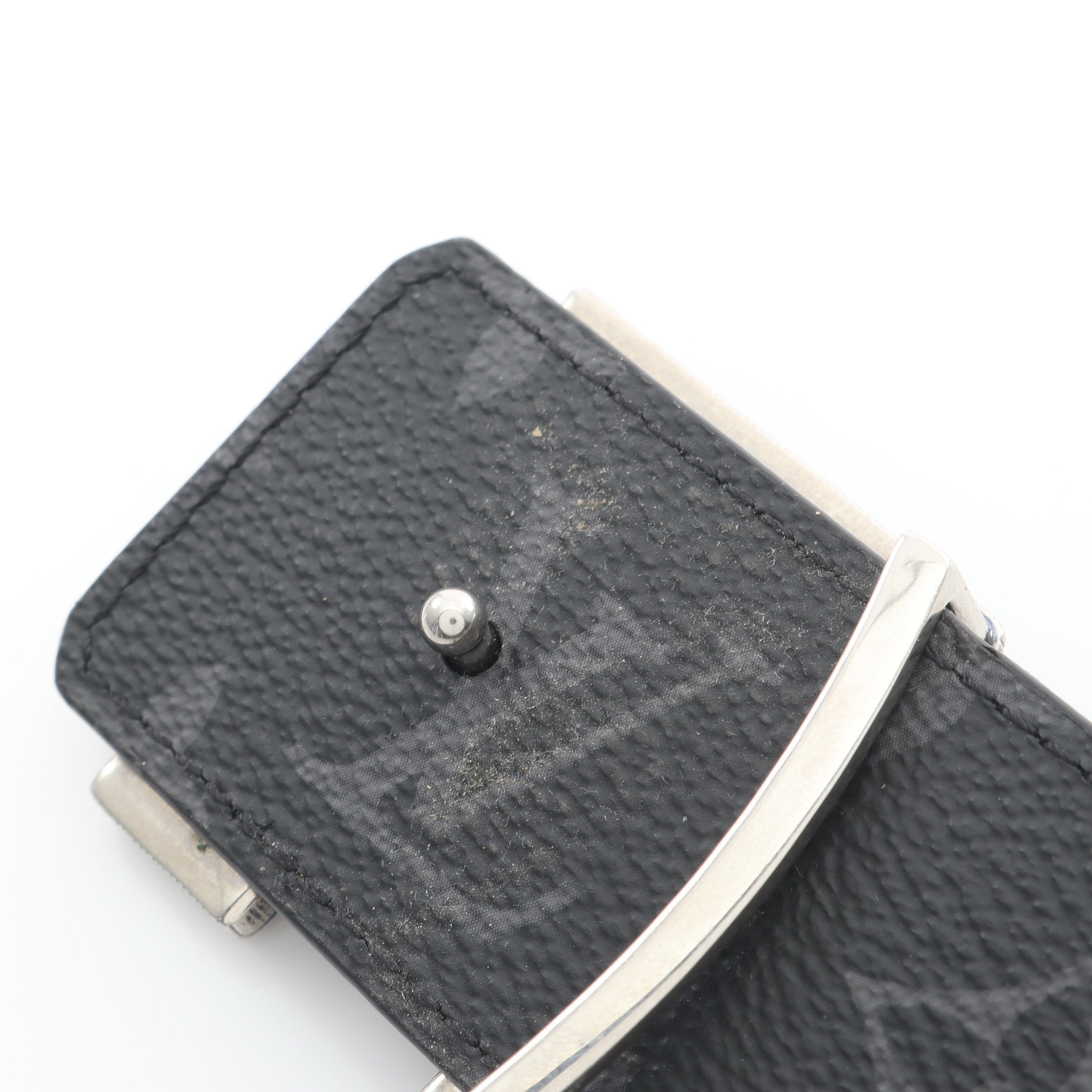 LVステッチ 40MM リバーシブル モノグラムエクリプス ベルト PVC