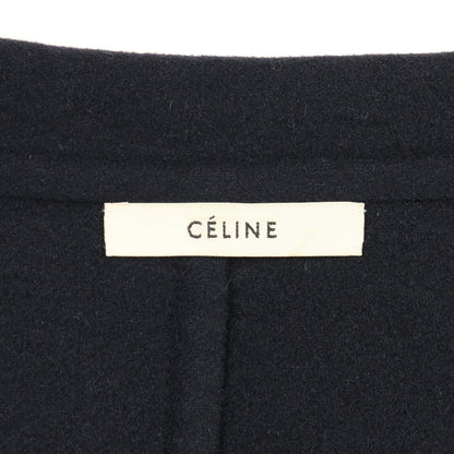 エッグクロンビー コート カシミヤ ネイビー セリーヌ アウター CELINE