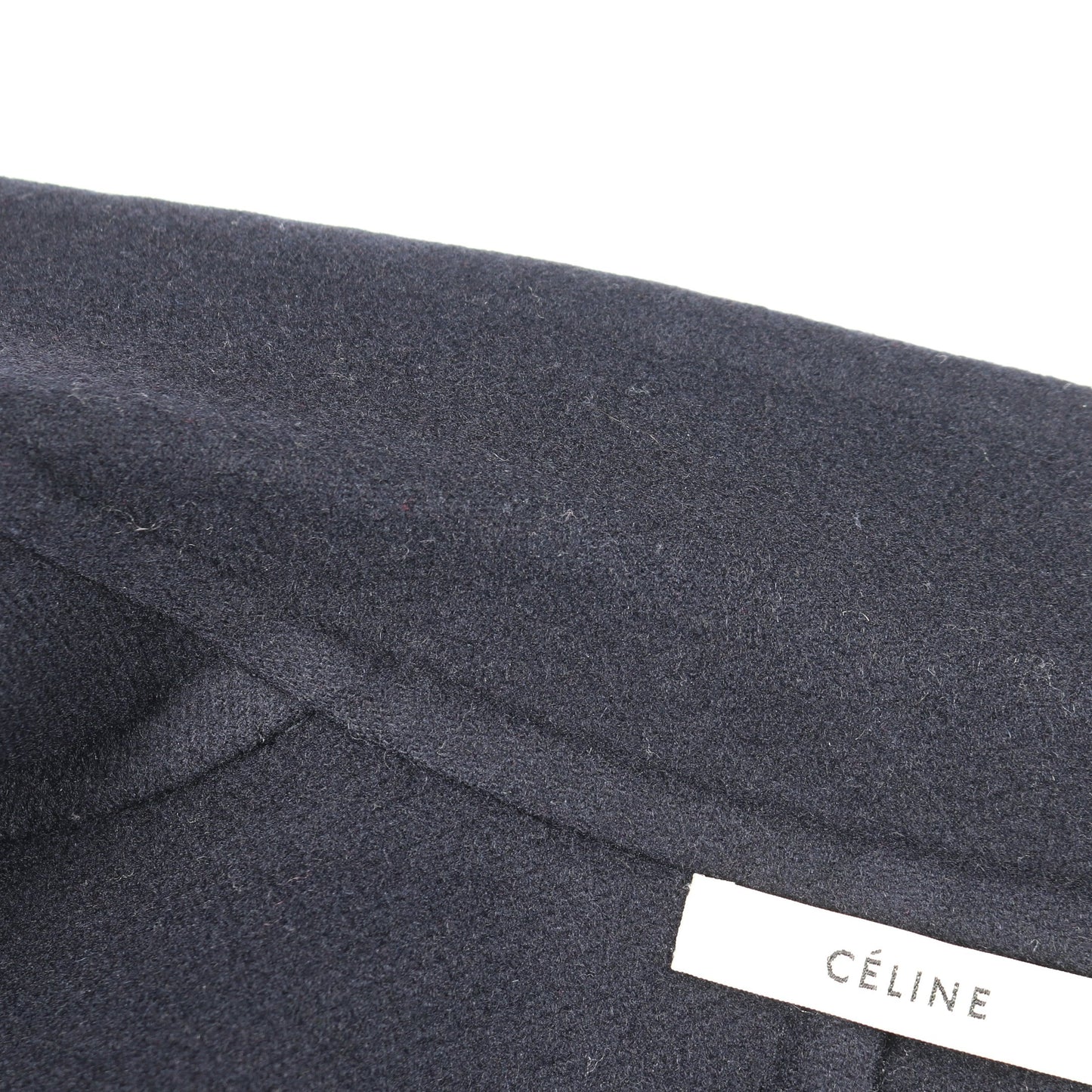 エッグクロンビー コート カシミヤ ネイビー セリーヌ アウター CELINE