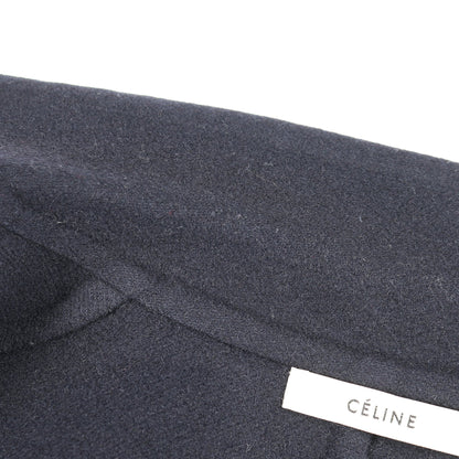 エッグクロンビー コート カシミヤ ネイビー セリーヌ アウター CELINE