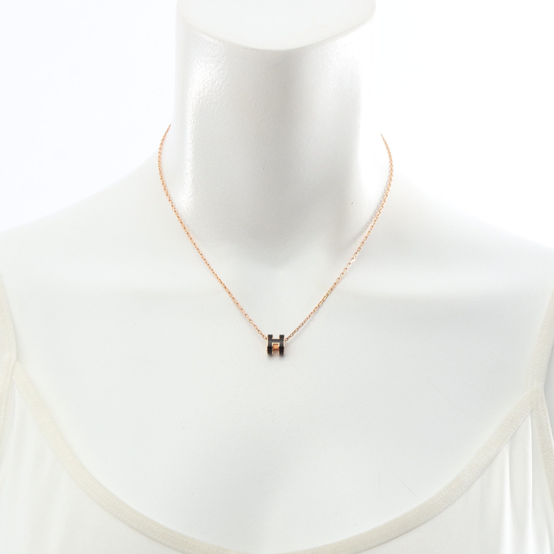 MINI POP H ミニポップアッシュ ネックレス GP ピンクゴールド