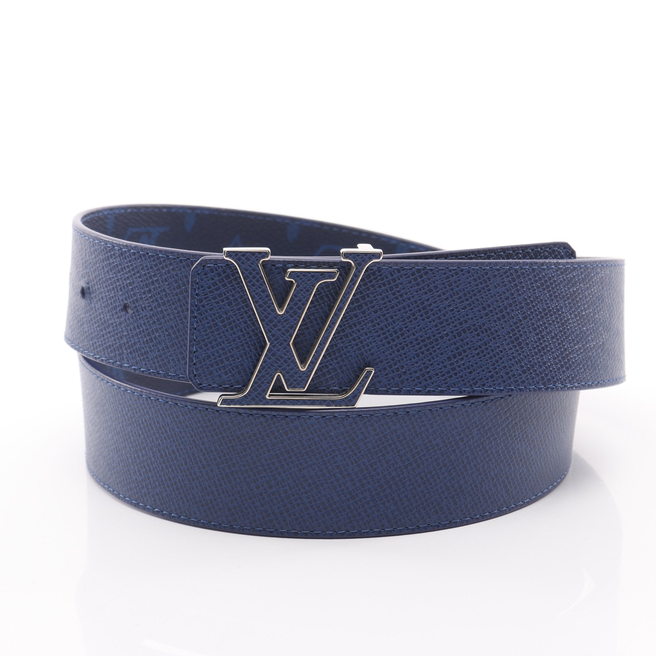 美品　LOUIS VUITTON トレドブルー　サンチュール 全長約100cm 美品LOUIS VUITTON トレドブルーサンチュール 全長約100cm