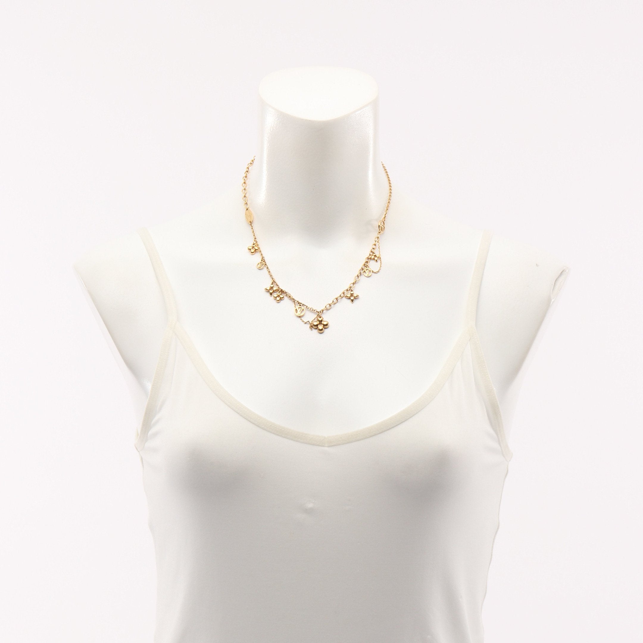 コリエ ブルーミング ネックレス GP ゴールド ルイヴィトン – RECLO