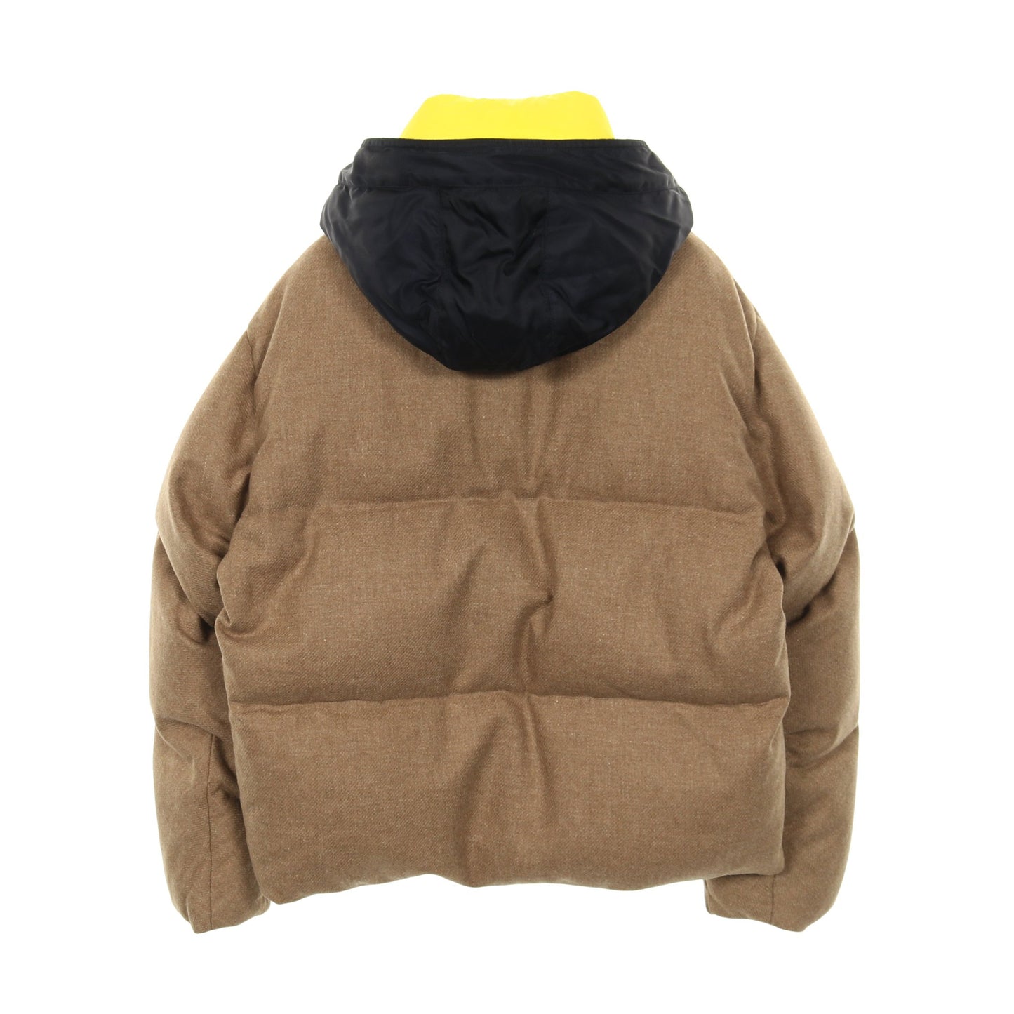 GENIUS 1 JW ANDERSON STONORY ダウンジャケット ウール ナイロン ベージュ イエロー モンクレール アウター MONCLER