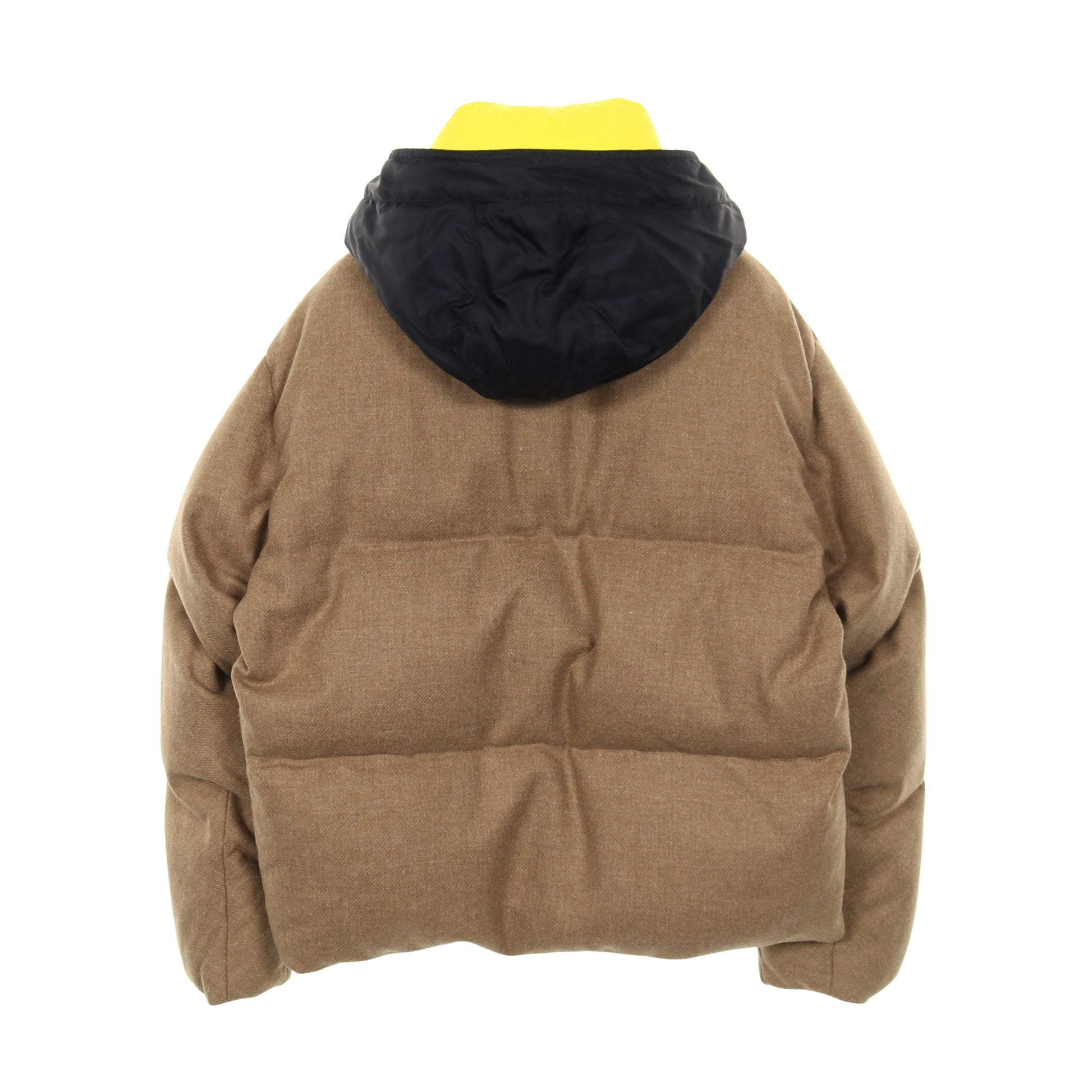 GENIUS 1 JW ANDERSON STONORY ダウンジャケット ウール ナイロン ベージュ イエロー モンクレール アウター MONCLER