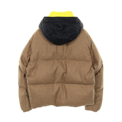 GENIUS 1 JW ANDERSON STONORY ダウンジャケット ウール ナイロン ベージュ イエロー モンクレール アウター MONCLER