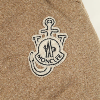 GENIUS 1 JW ANDERSON STONORY ダウンジャケット ウール ナイロン ベージュ イエロー モンクレール アウター MONCLER