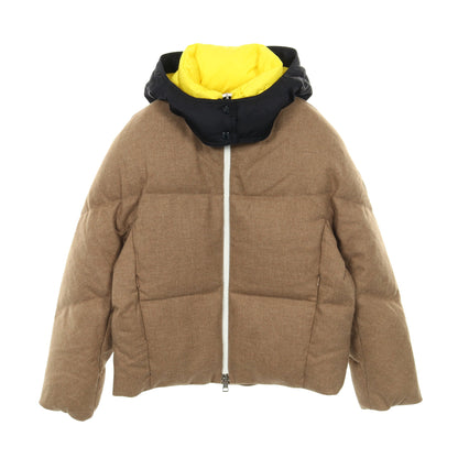 GENIUS 1 JW ANDERSON STONORY ダウンジャケット ウール ナイロン ベージュ イエロー モンクレール アウター MONCLER