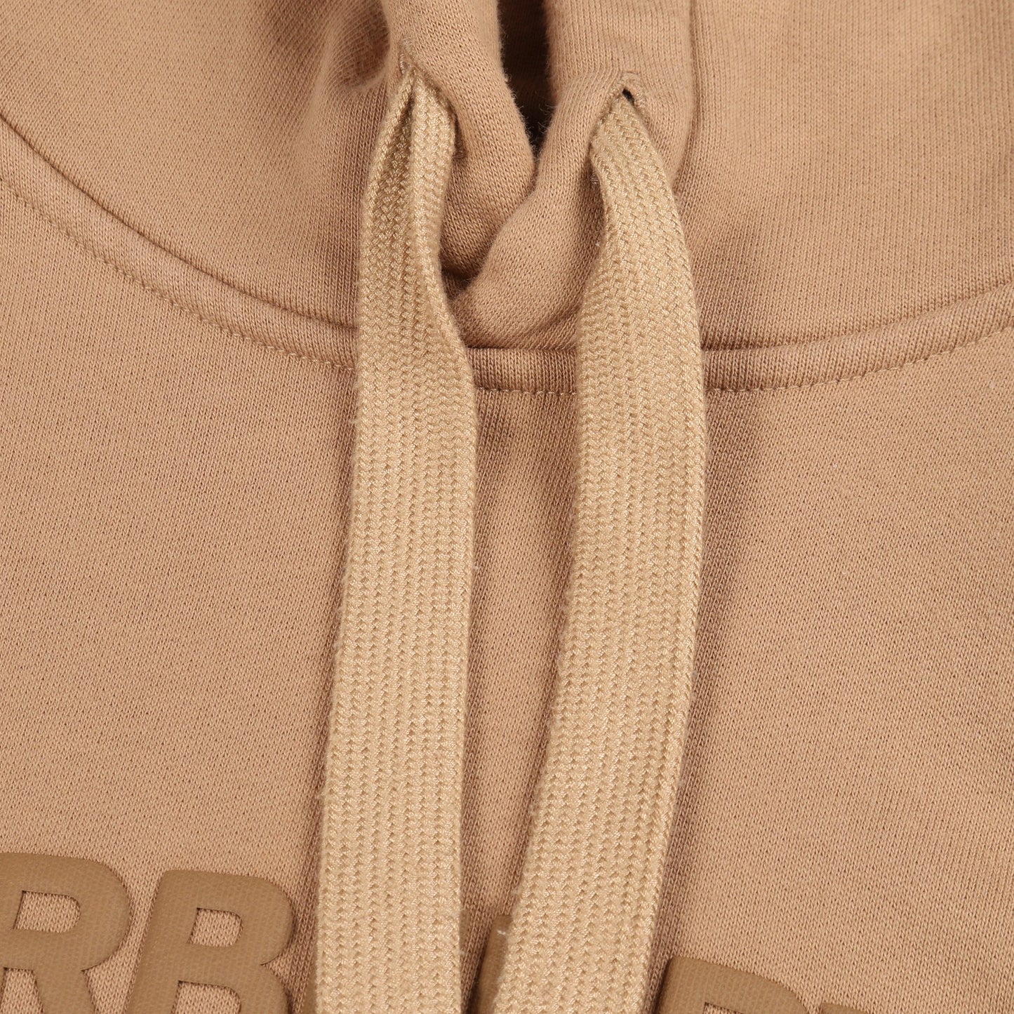 LOGO PRINT COTTON HOODIE プルオーバーパーカー コットン ベージュ バーバリー トップス BURBERRY