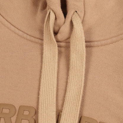 LOGO PRINT COTTON HOODIE プルオーバーパーカー コットン ベージュ バーバリー トップス BURBERRY