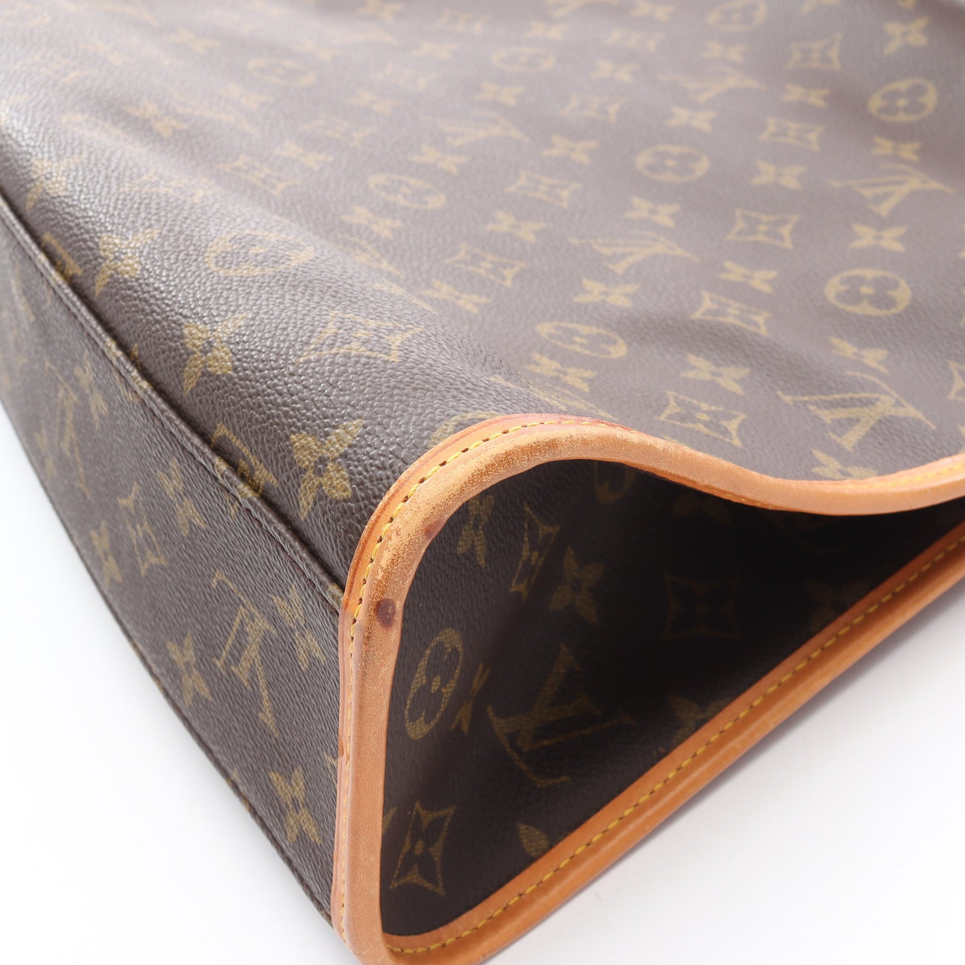 ビバリー モノグラム ハンドバッグ PVC レザー ブラウン 2WAY ルイヴィトン バッグ LOUIS VUITTON