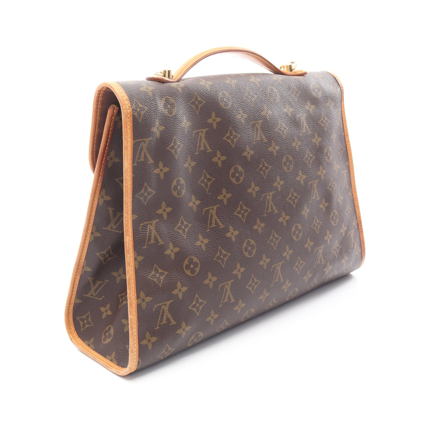 ビバリー モノグラム ハンドバッグ PVC レザー ブラウン 2WAY ルイヴィトン バッグ LOUIS VUITTON