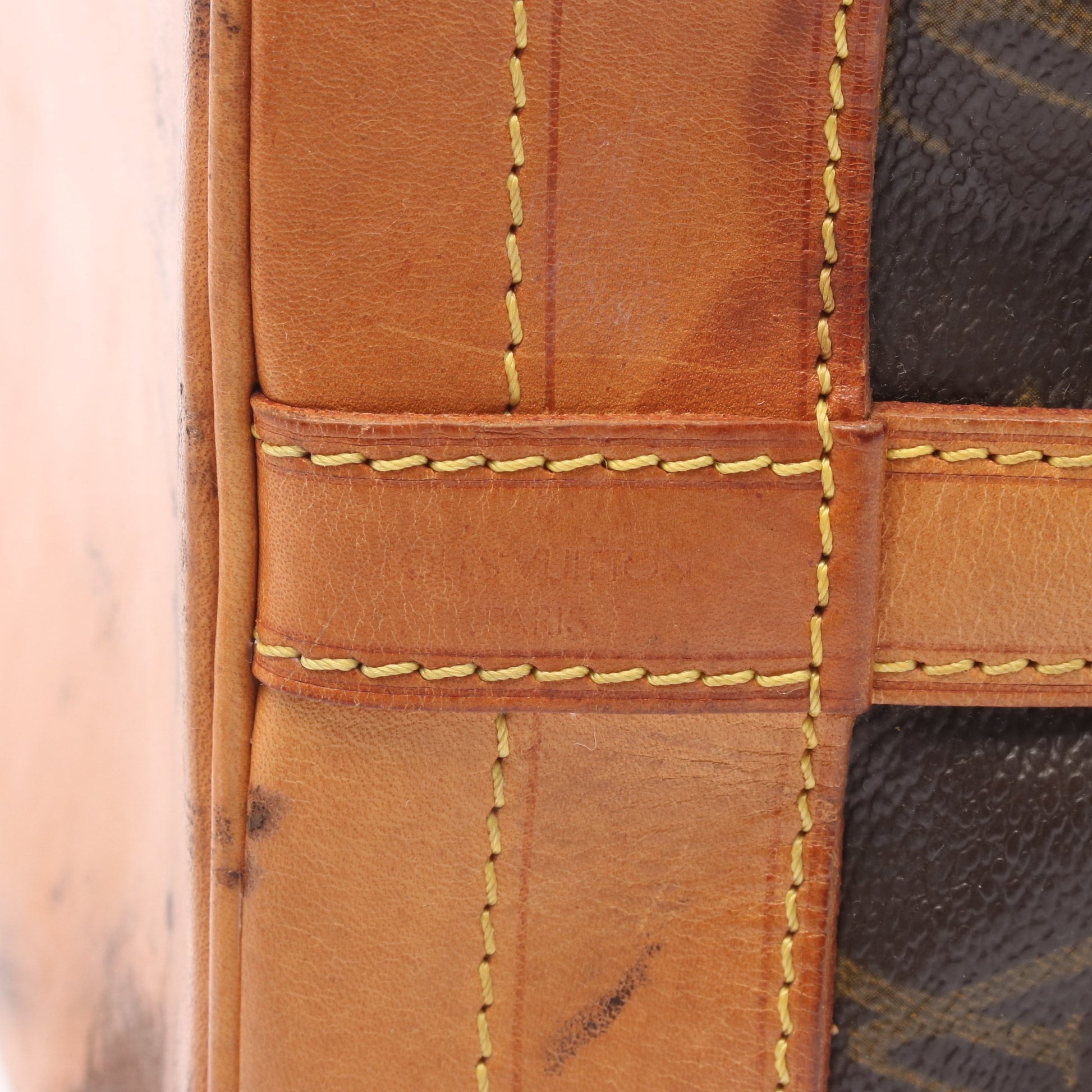 ノエ モノグラム ショルダーバッグ PVC レザー ブラウン ルイヴィトン バッグ LOUIS VUITTON