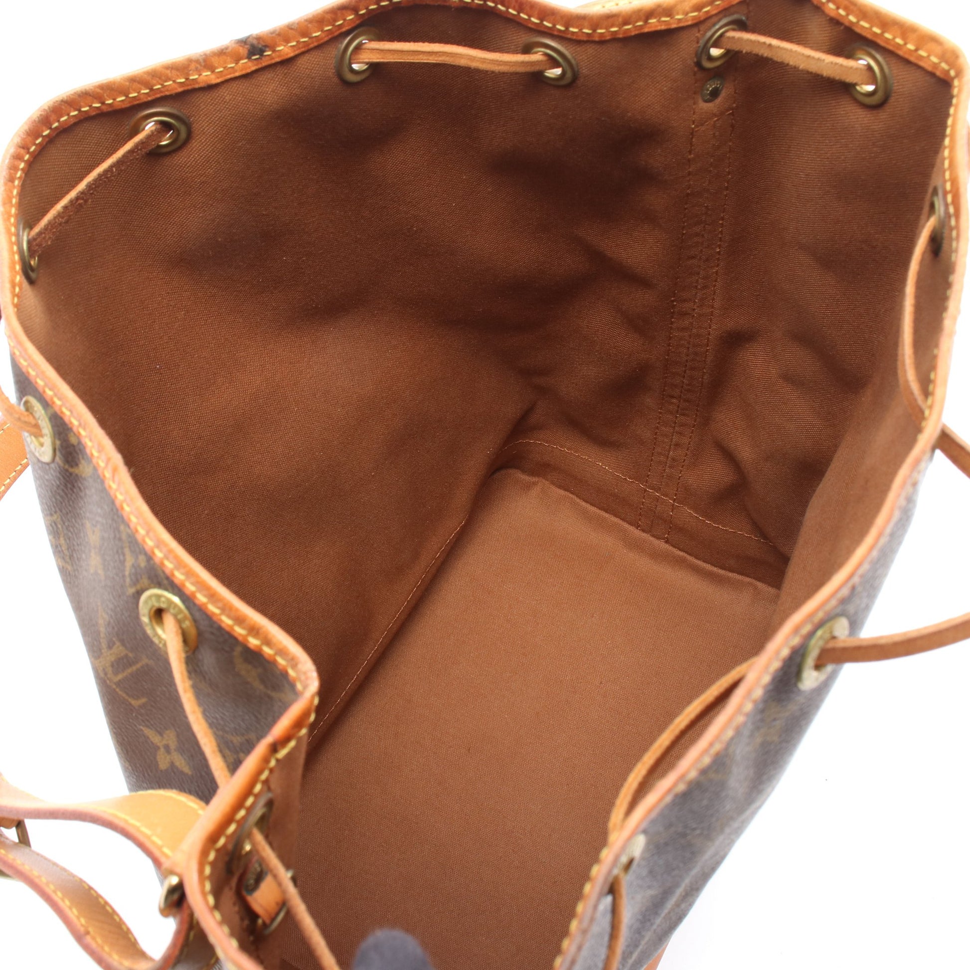 ノエ モノグラム ショルダーバッグ PVC レザー ブラウン ルイヴィトン バッグ LOUIS VUITTON