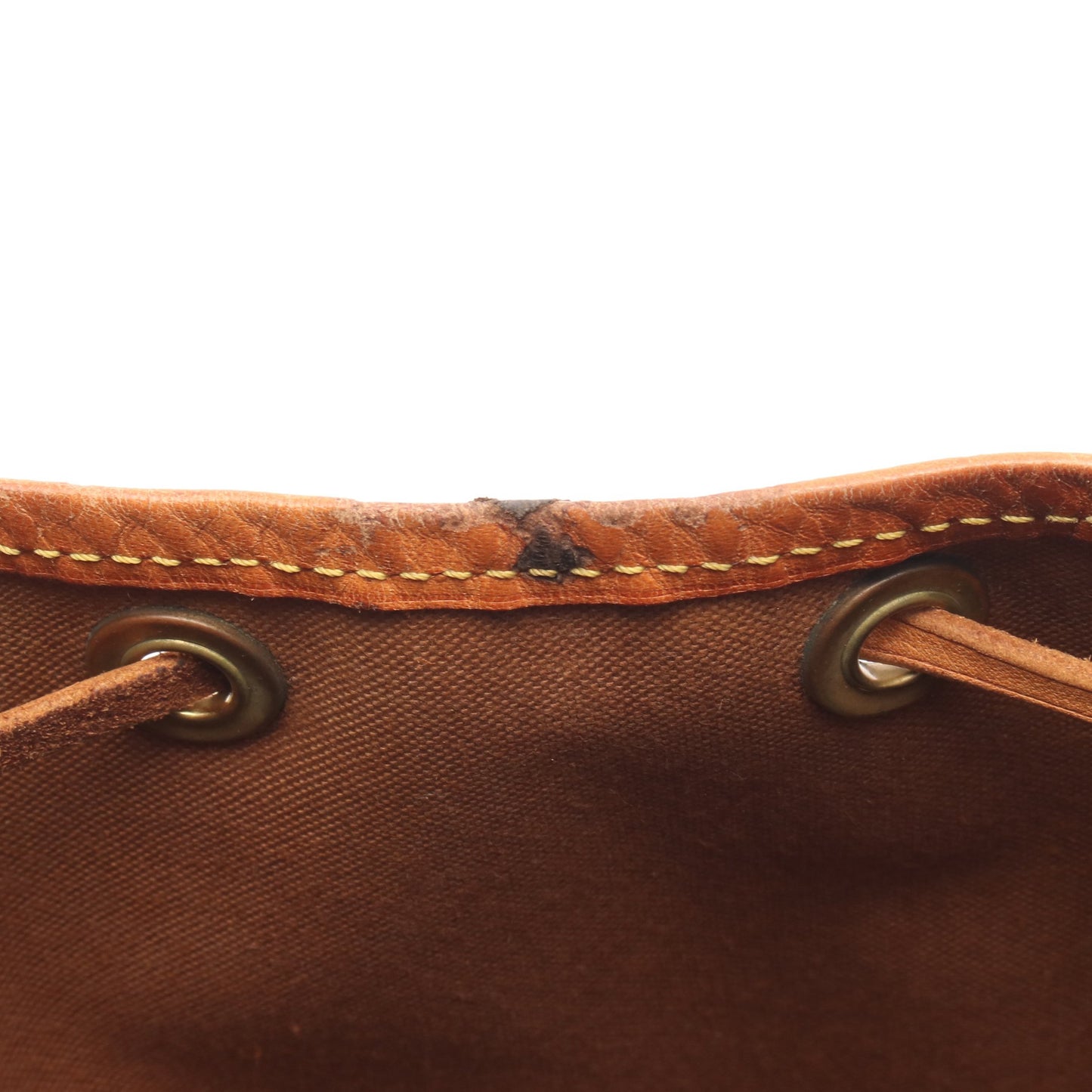 ノエ モノグラム ショルダーバッグ PVC レザー ブラウン ルイヴィトン バッグ LOUIS VUITTON