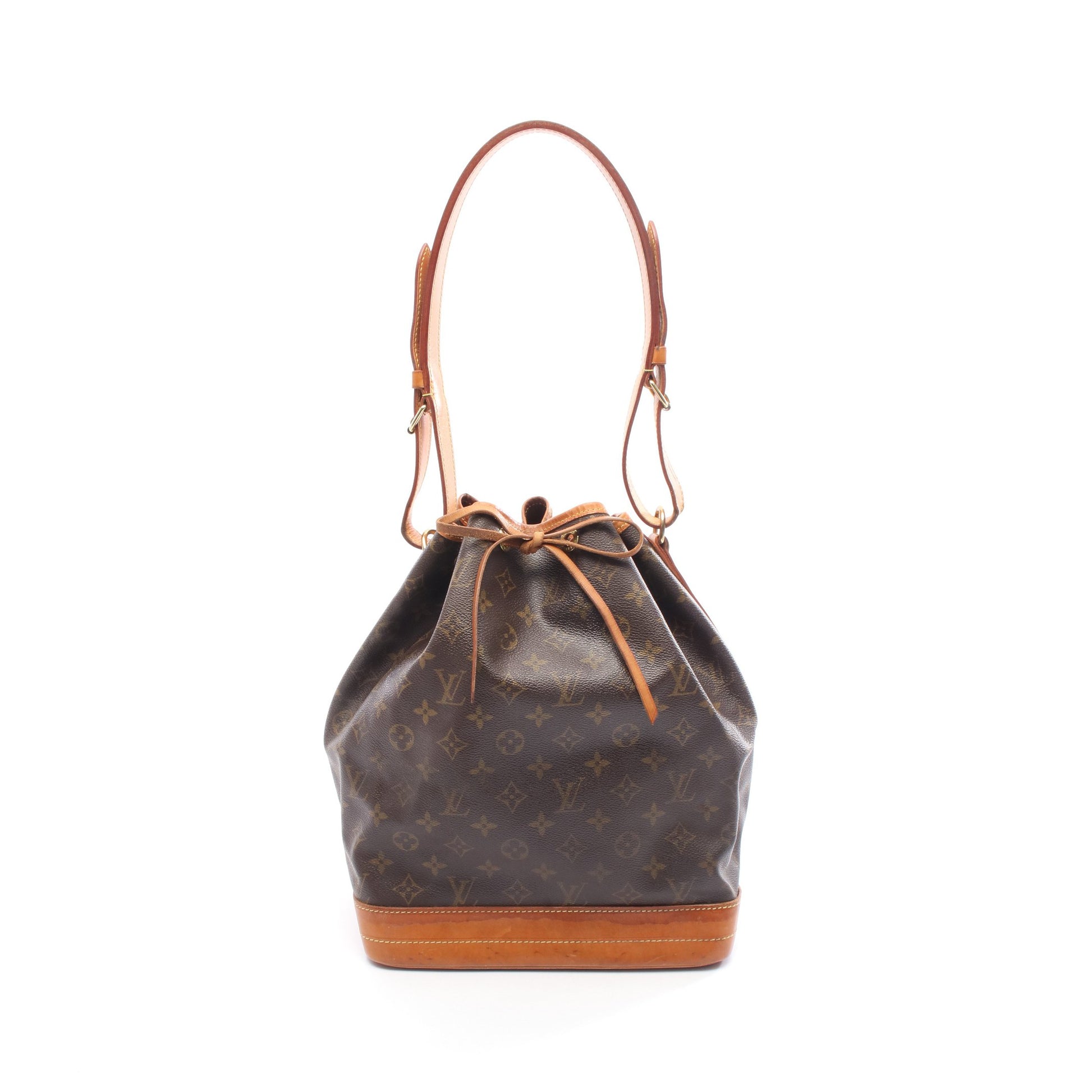 ノエ モノグラム ショルダーバッグ PVC レザー ブラウン ルイヴィトン バッグ LOUIS VUITTON