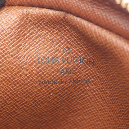 ダヌーブ モノグラム ショルダーバッグ PVC レザー ブラウン ルイヴィトン バッグ LOUIS VUITTON