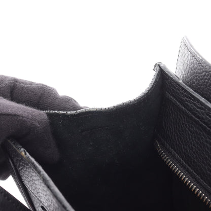 ラゲージ ナノショッパー ハンドバッグ レザー ブラック 2WAY セリーヌ バッグ CELINE