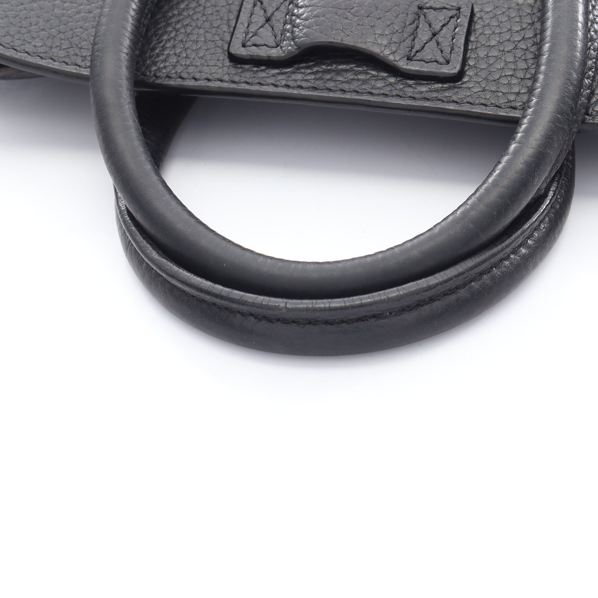 ラゲージ ナノショッパー ハンドバッグ レザー ブラック 2WAY セリーヌ バッグ CELINE