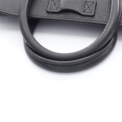 ラゲージ ナノショッパー ハンドバッグ レザー ブラック 2WAY セリーヌ バッグ CELINE