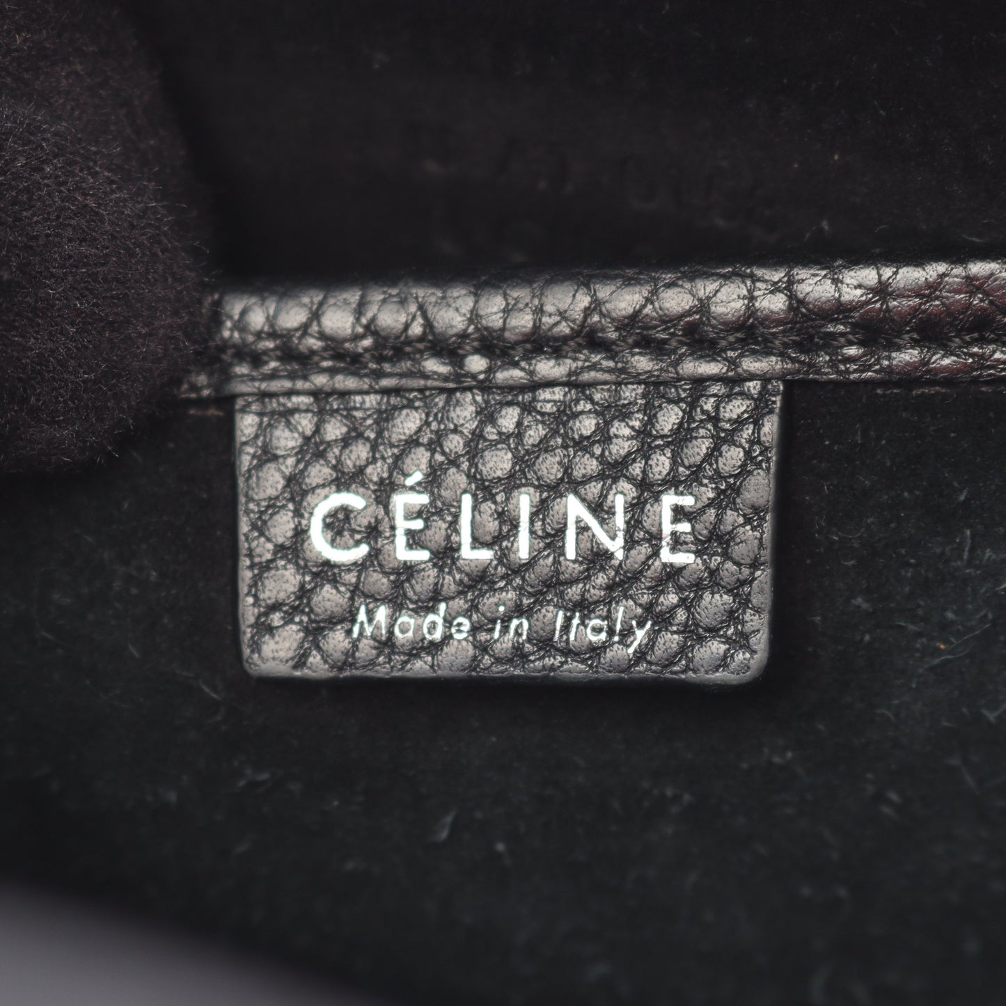 ラゲージ ナノショッパー ハンドバッグ レザー ブラック 2WAY セリーヌ バッグ CELINE