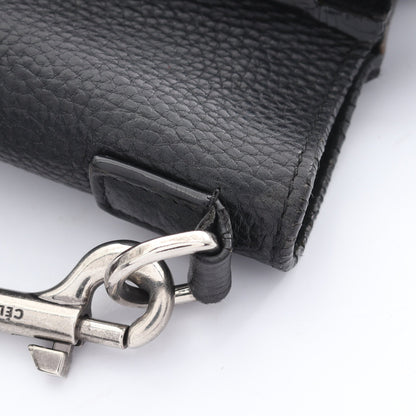 ラゲージ ナノショッパー ハンドバッグ レザー ブラック 2WAY セリーヌ バッグ CELINE