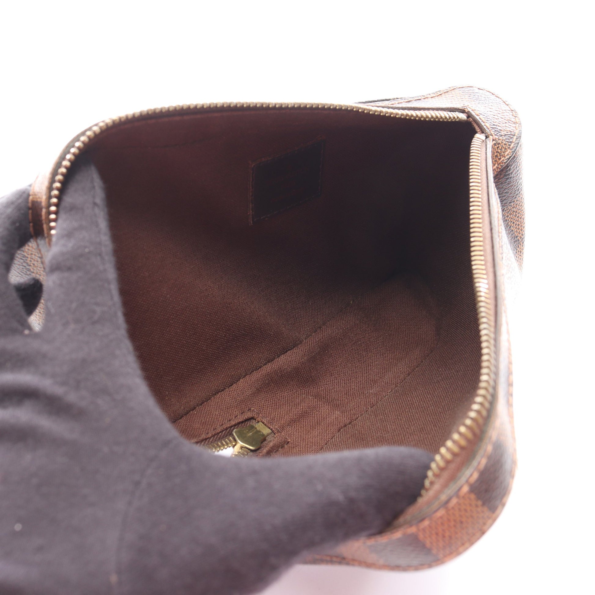 ジェロニモス ダミエエベヌ ボディバッグ PVC ブラウン ルイヴィトン バッグ LOUIS VUITTON