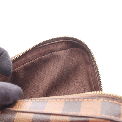 ジェロニモス ダミエエベヌ ボディバッグ PVC ブラウン ルイヴィトン バッグ LOUIS VUITTON