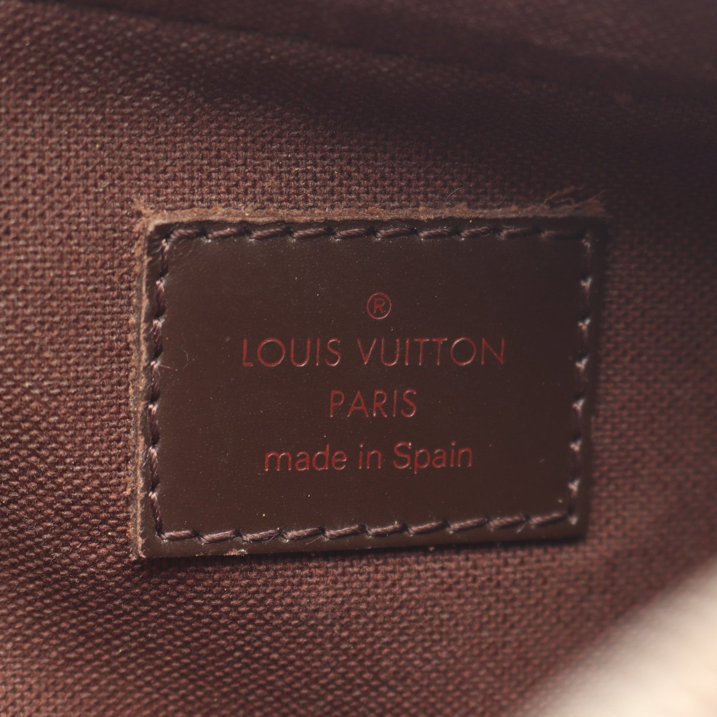 ジェロニモス ダミエエベヌ ボディバッグ PVC ブラウン ルイヴィトン バッグ LOUIS VUITTON