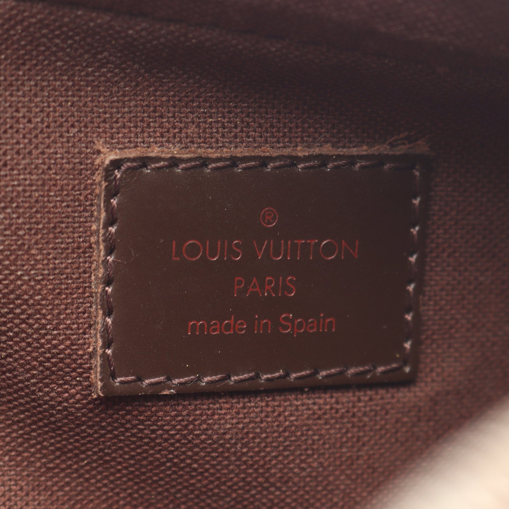 ジェロニモス ダミエエベヌ ボディバッグ PVC ブラウン ルイヴィトン バッグ LOUIS VUITTON