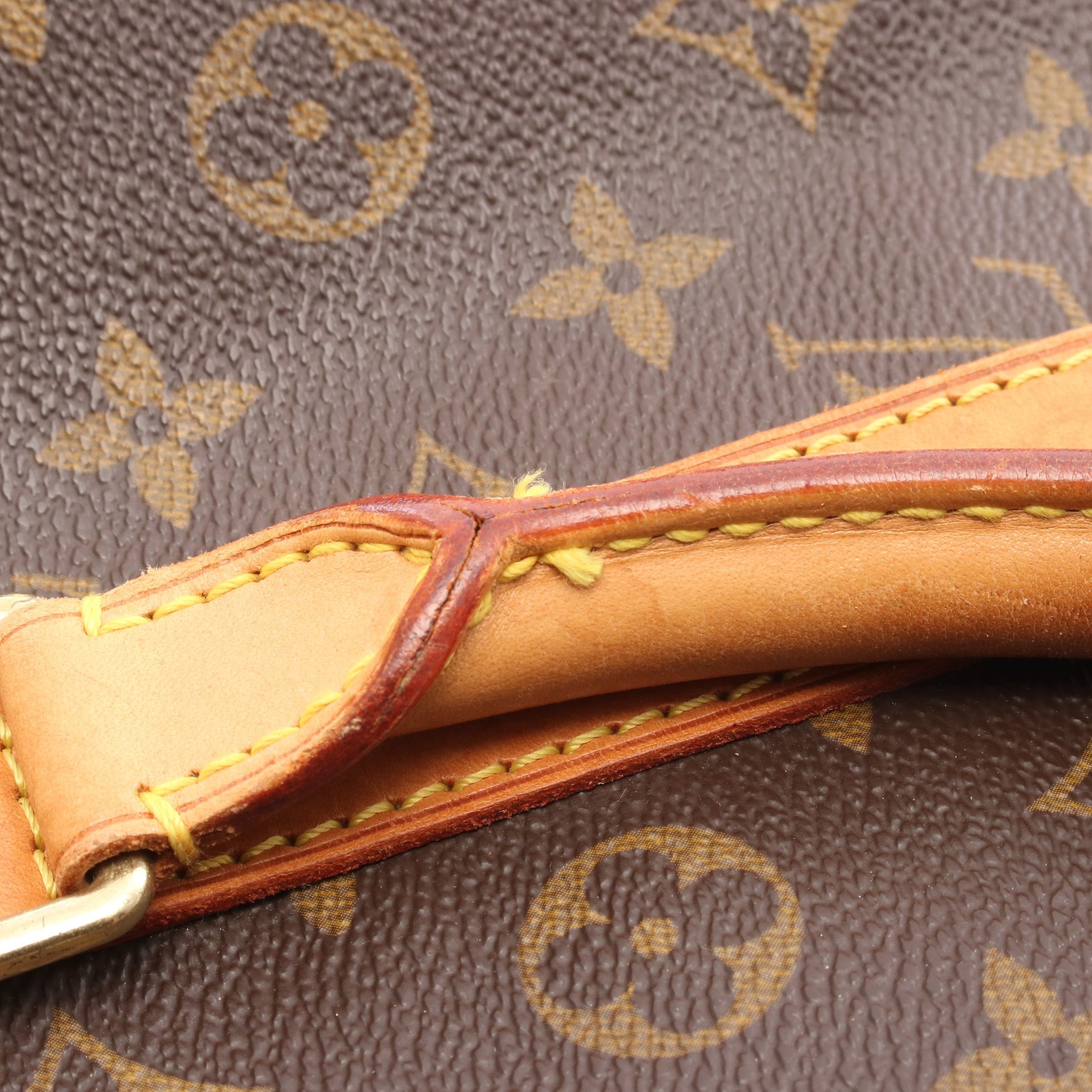 キーポル55 モノグラム ボストンバッグ PVC レザー ブラウン ルイヴィトン バッグ LOUIS VUITTON