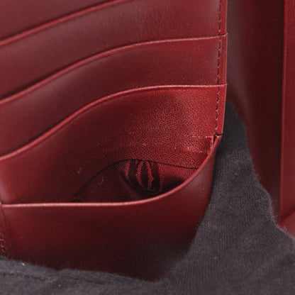マストライン 二つ折り長財布 札入れ レザー ボルドー カルティエ 財布・小物 Cartier
