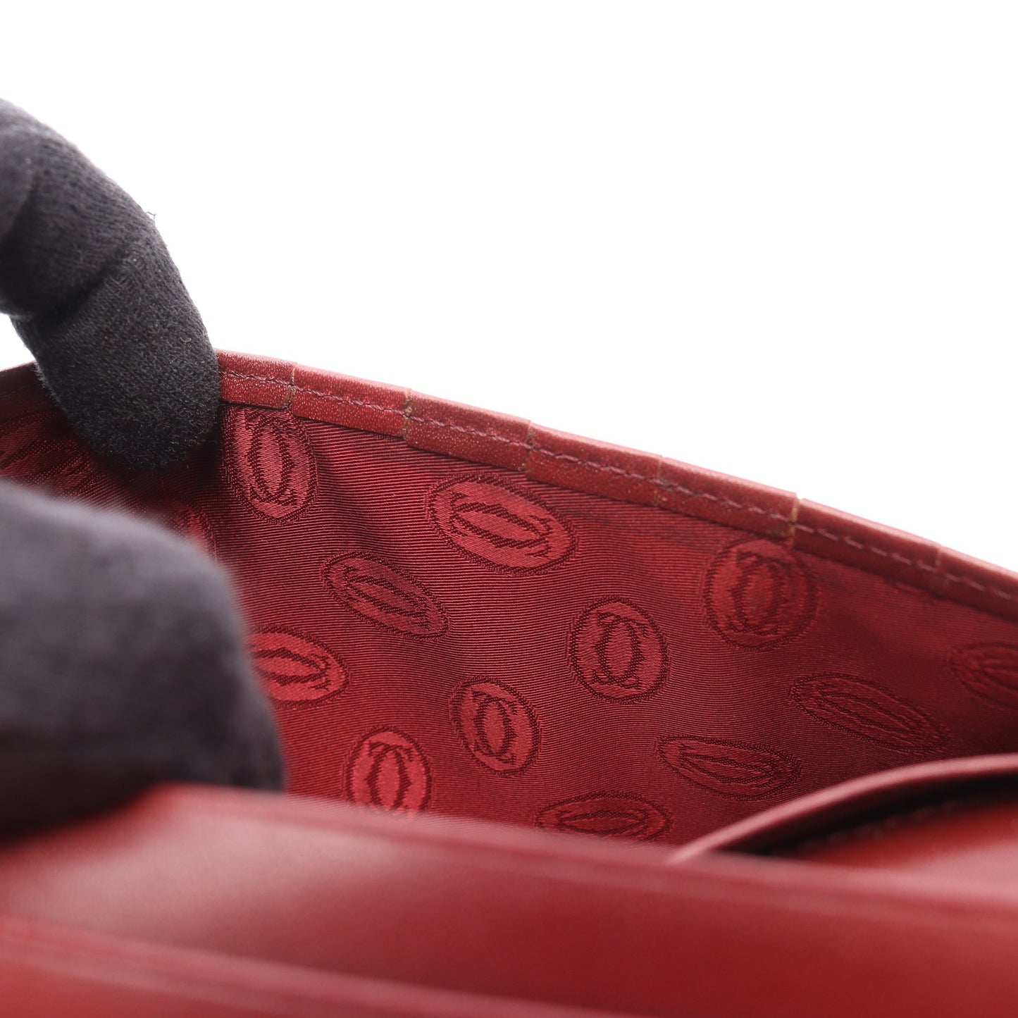 マストライン 二つ折り長財布 札入れ レザー ボルドー カルティエ 財布・小物 Cartier