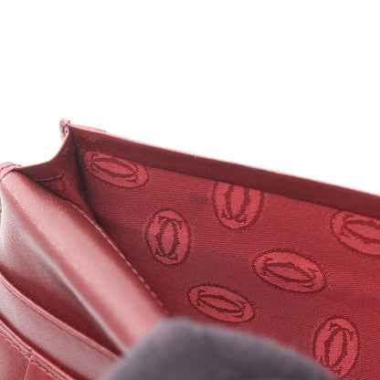 マストライン 二つ折り長財布 札入れ レザー ボルドー カルティエ 財布・小物 Cartier